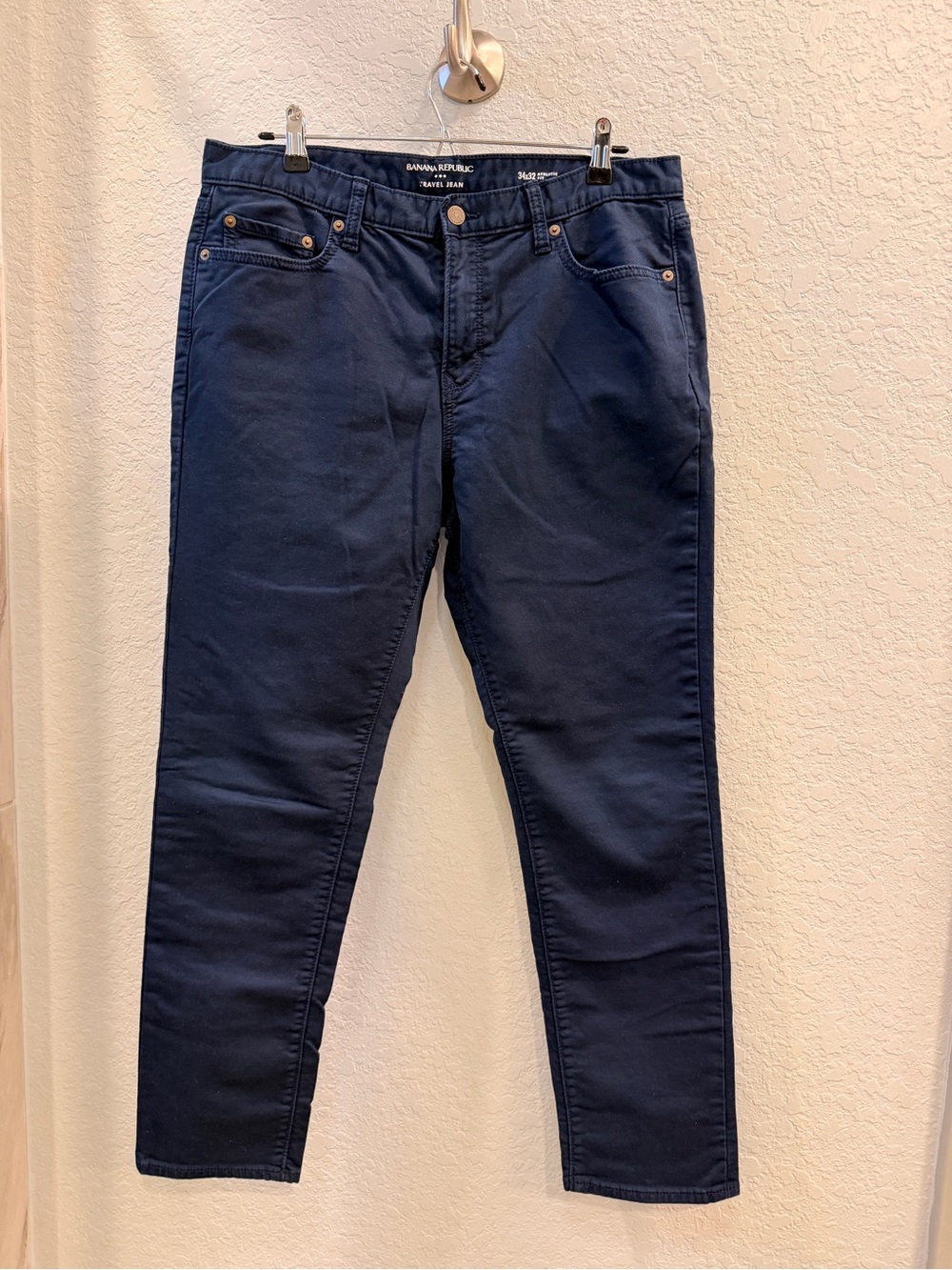 Banana Republic Travel Jean in Navy Blue
